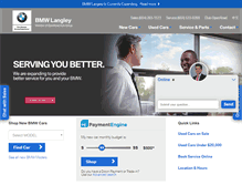 Tablet Screenshot of bmwlangley.com